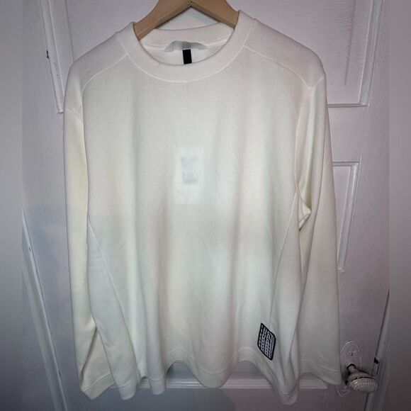 NWTs RAINS Fleece Sweatshirt in Fossil Size Medium - Picture 6 of 11